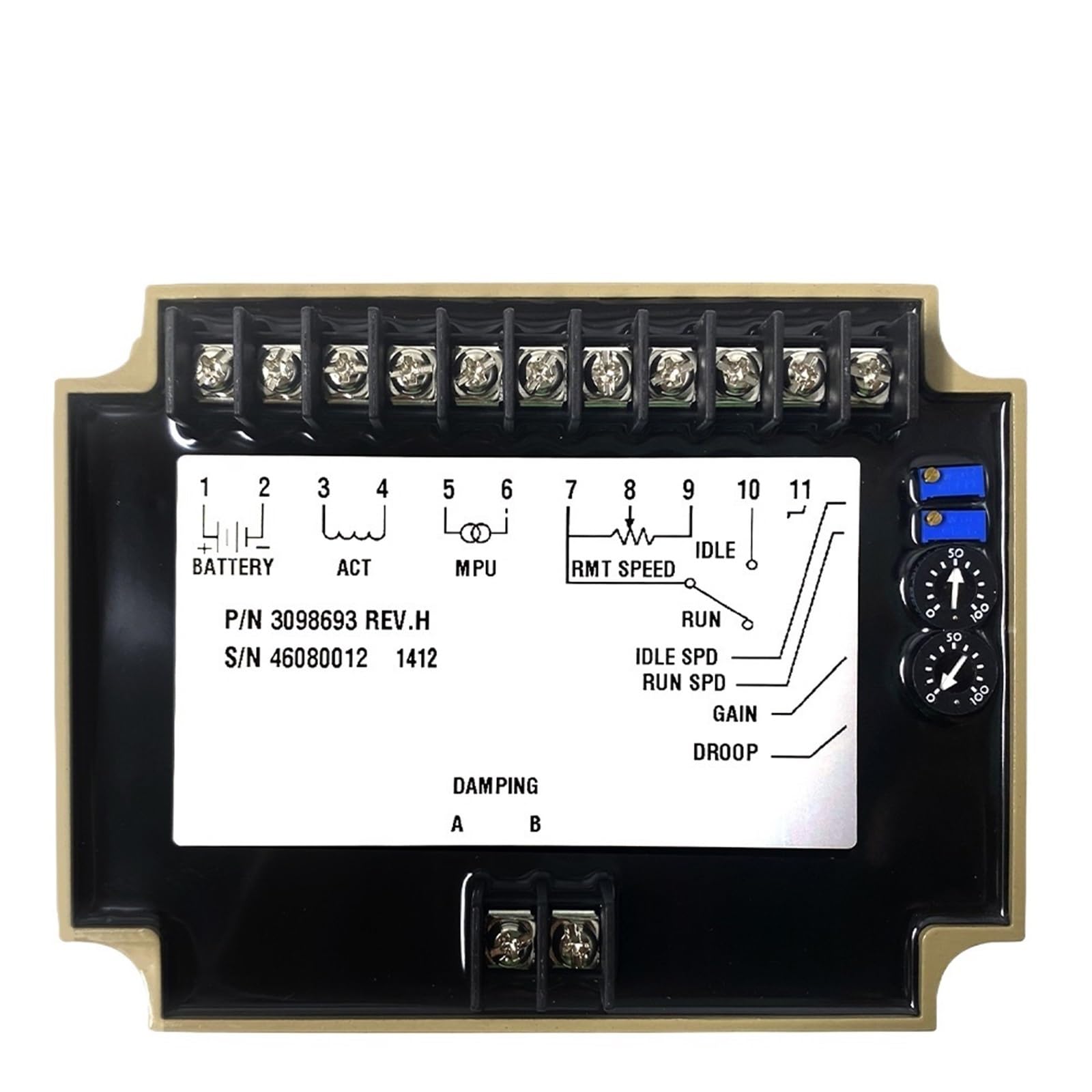 3098693 EFC3098693 Speed Controller Engine Generator Control Unit & Governor Genset Parts 1Pcs