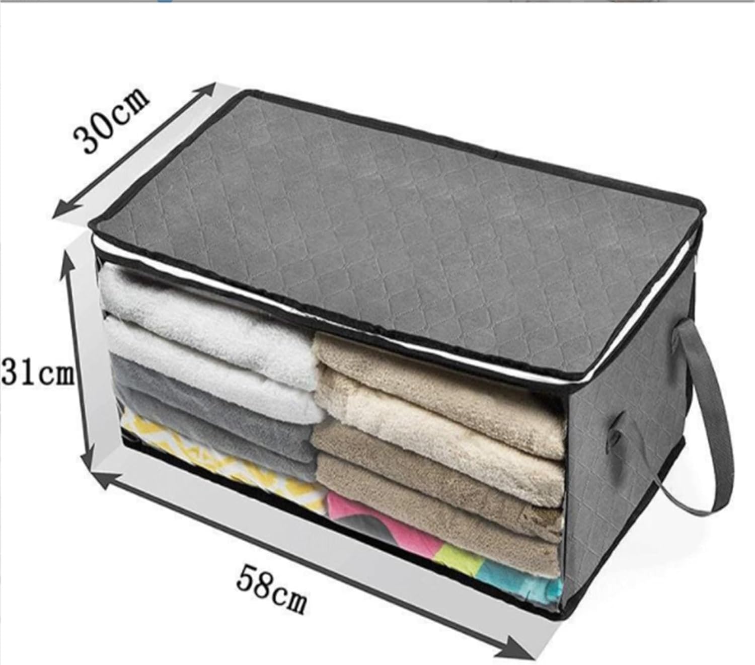 Storage Bins Storage Bag Non-Woven Fabric Foldable Suitable for Clothing Quilts Storage Storage Container