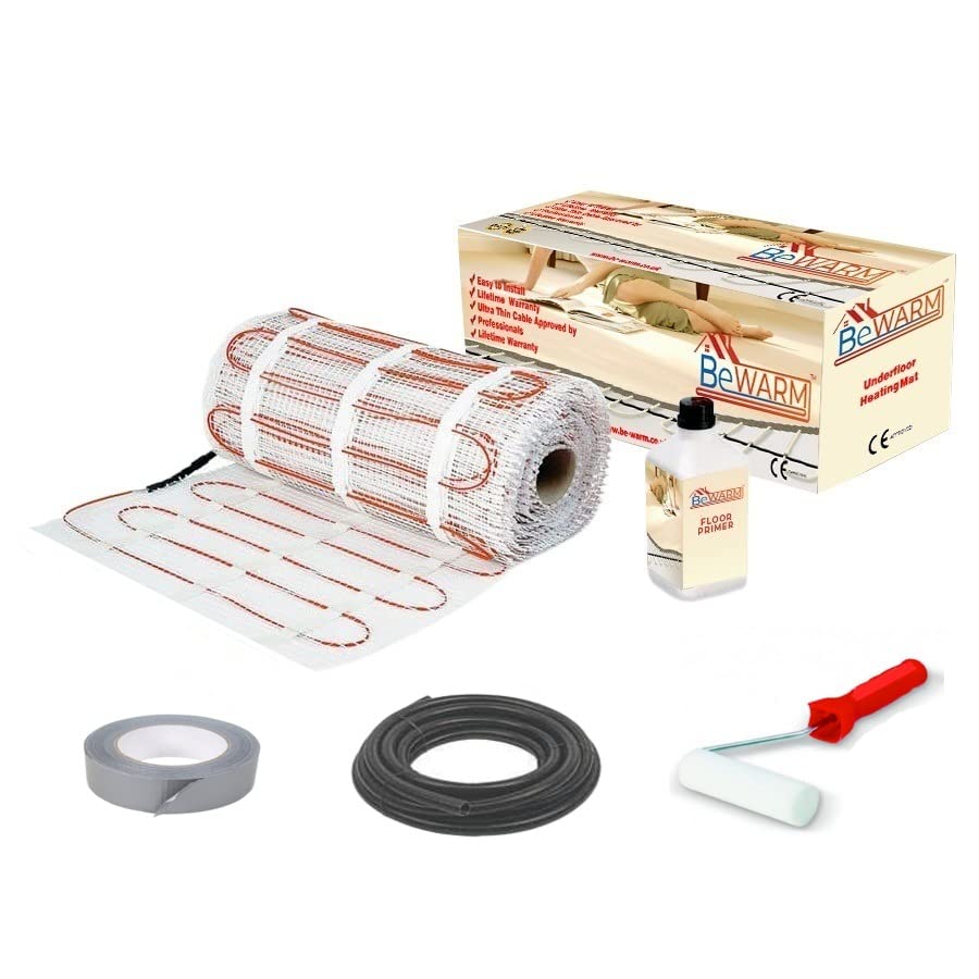 BeWarm Electric Underfloor Heating Kit, 200w Sticky Mat, 2.5m2 โ image 1