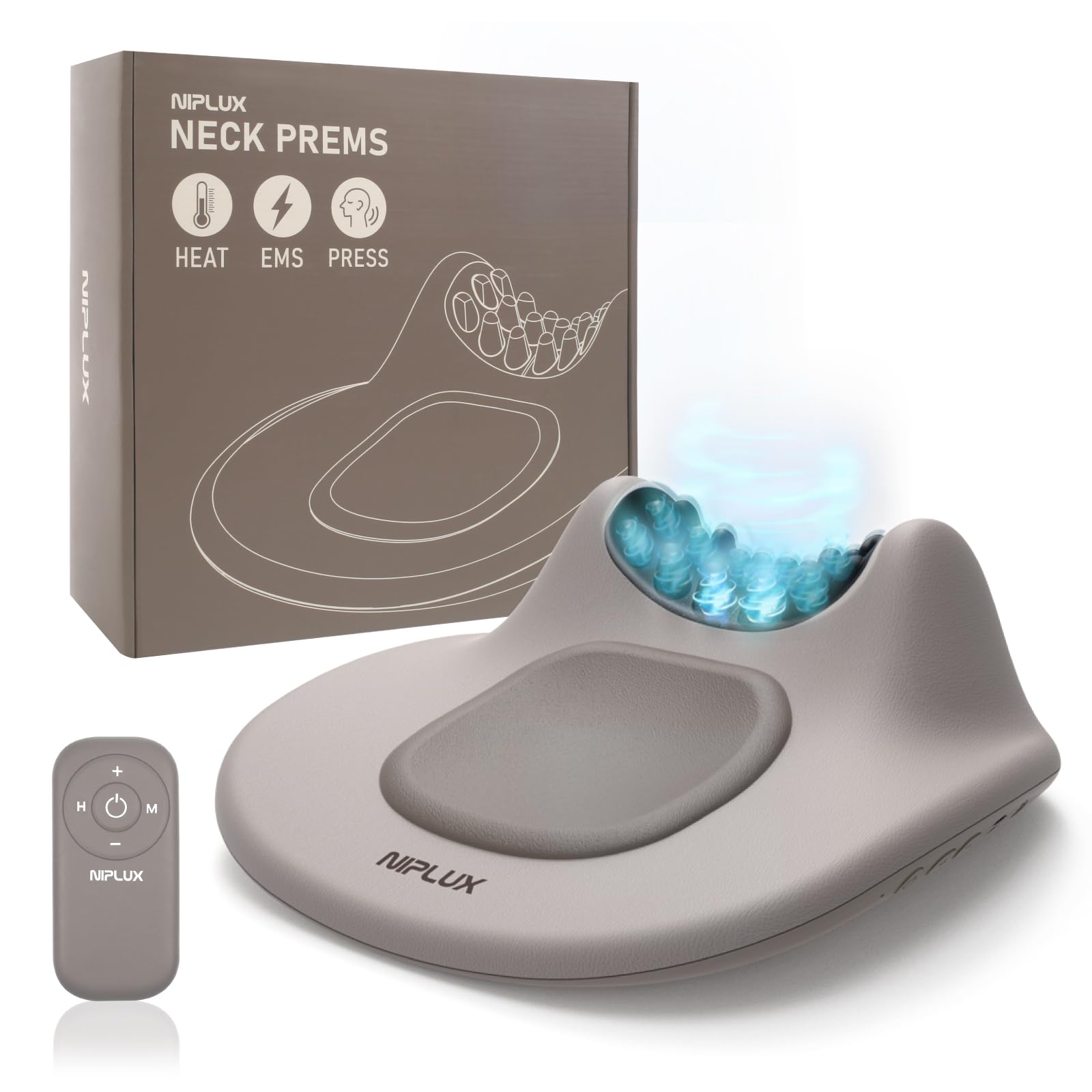 NIPLUX NECK PREMS ネック 首 ems ネックケア 温熱 電動…