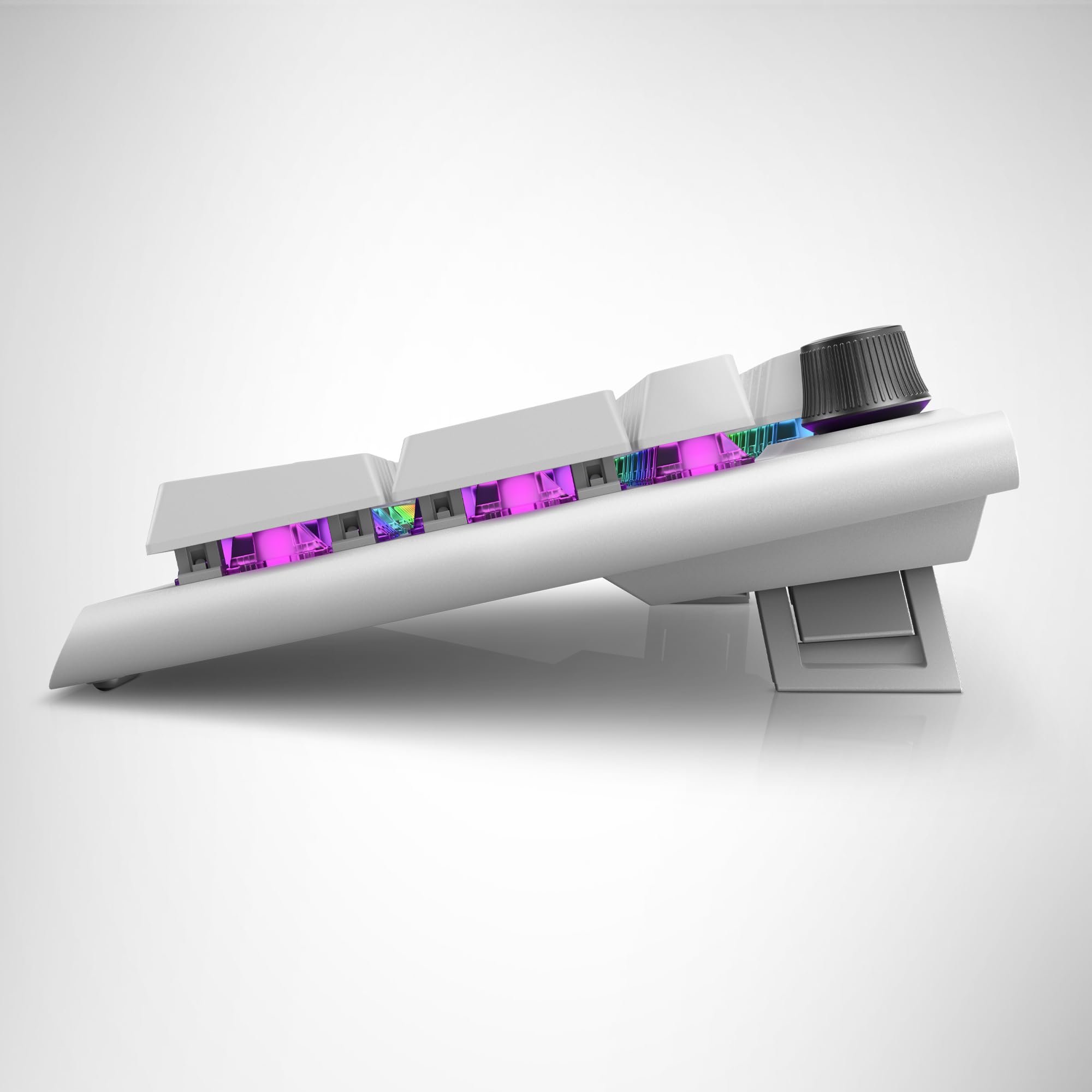 Alienware AW920K Tastiera Tri-Mode Wireless Gaming – Connettività Tri-Mode, Retroilluminazione AlienFX RGB, Switch CHERRY MX Red, Ricarica Magnetica, Qwerty Lunar Light