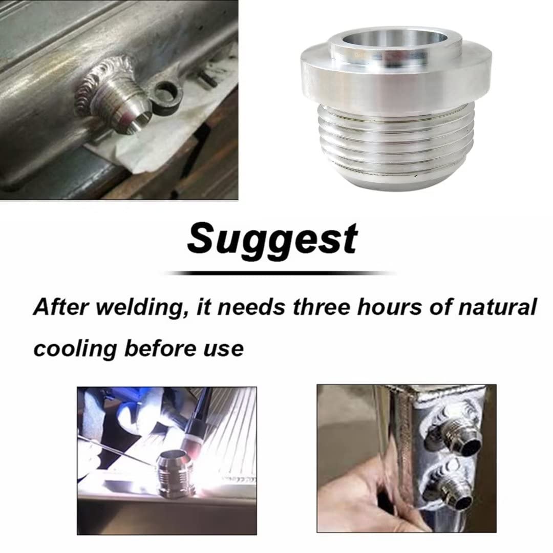 AN16, 16 AN QTY: 2 MACHO PALANQUILLA 6061T6 SOLDADURA DE ALUMINIO EN