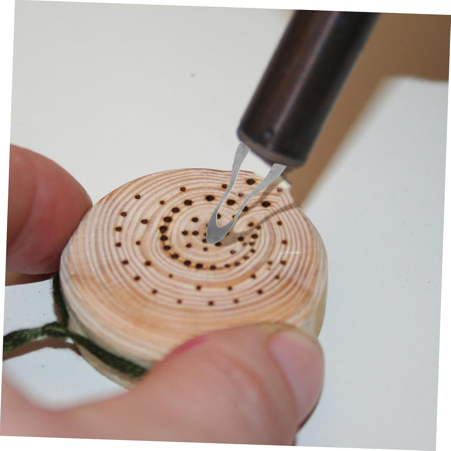 STOBOK Pyrography Wood Burning Tips Electric Engraving Pen Solid Nib Tool for Detailed Crafting