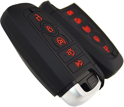 Miniatura 8 de Funda protectora de silicona para llavero Ford Mustang Fusion Raptor F150 F250 Explorer Expedition Bronco Lincoln Aviator Corsair