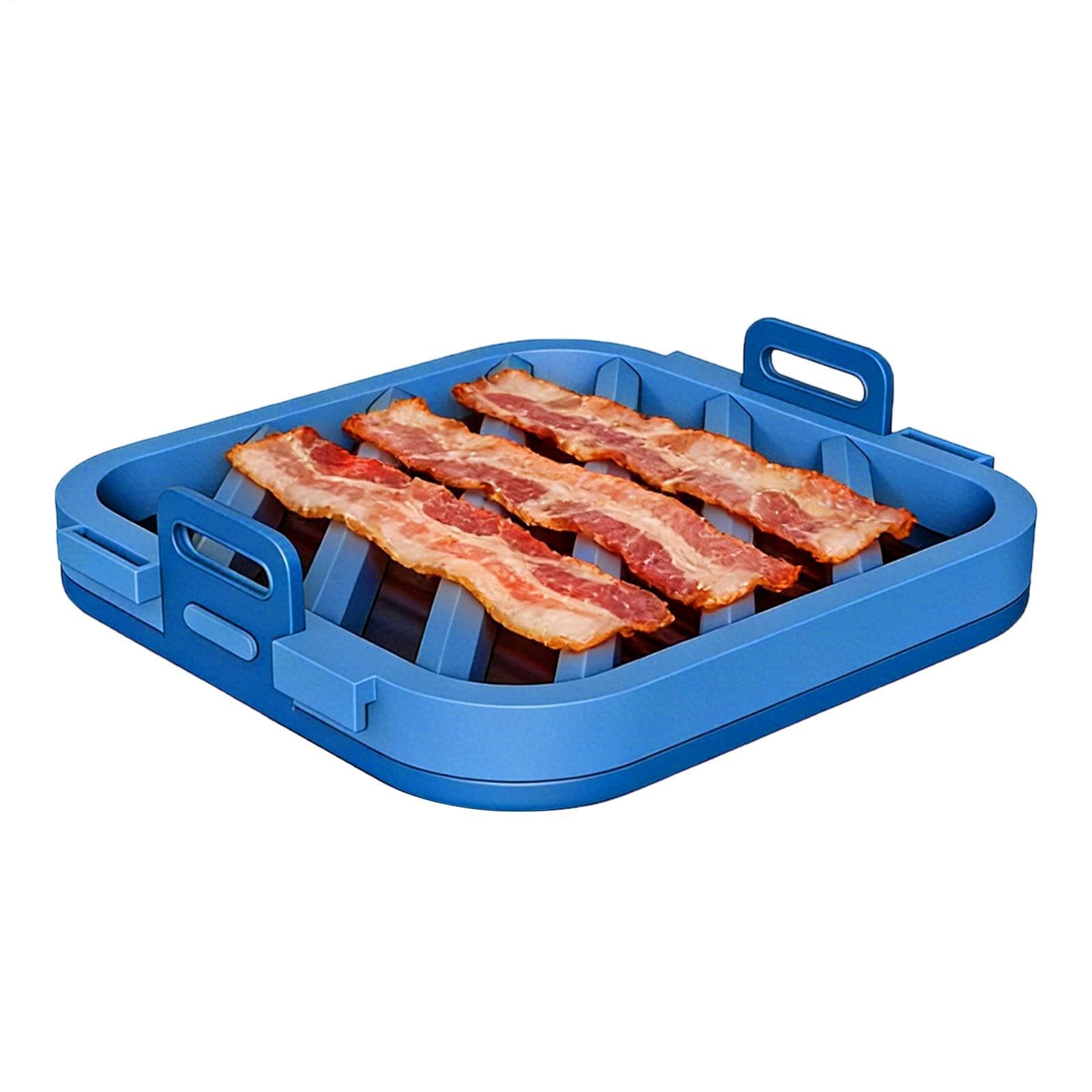 Grille de cuisson en silicone pour panier de 20 à 25 cm éliminant la graisse incrustée au BBQ