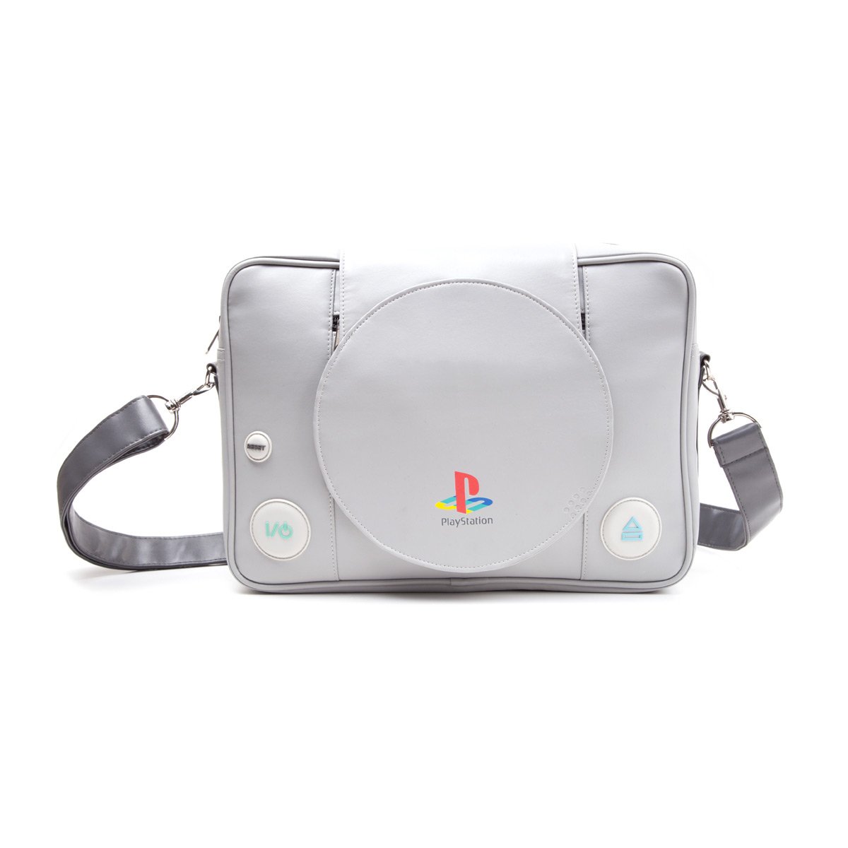 Playstation BIO-MB128818SNY Messenger Bag, Grey, Grey, One size