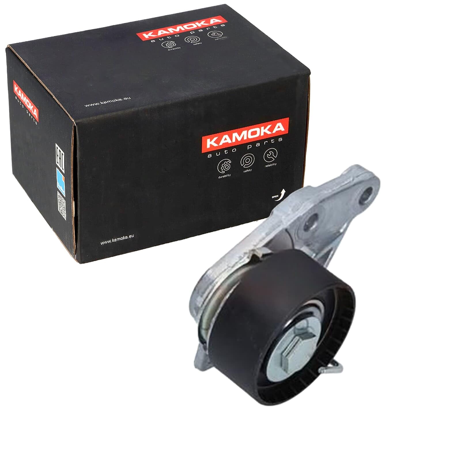KAMOKA Rullo tenditore, Cinghia dentata R0046 Compatibile con: ALFA ROMEO 147, 156, AUDI A6 C7, A6 C7 Avant, ALLROAD C5, BMW 3, 3 Compact, 3 Coupe, CITROËN JUMPER II Kasten