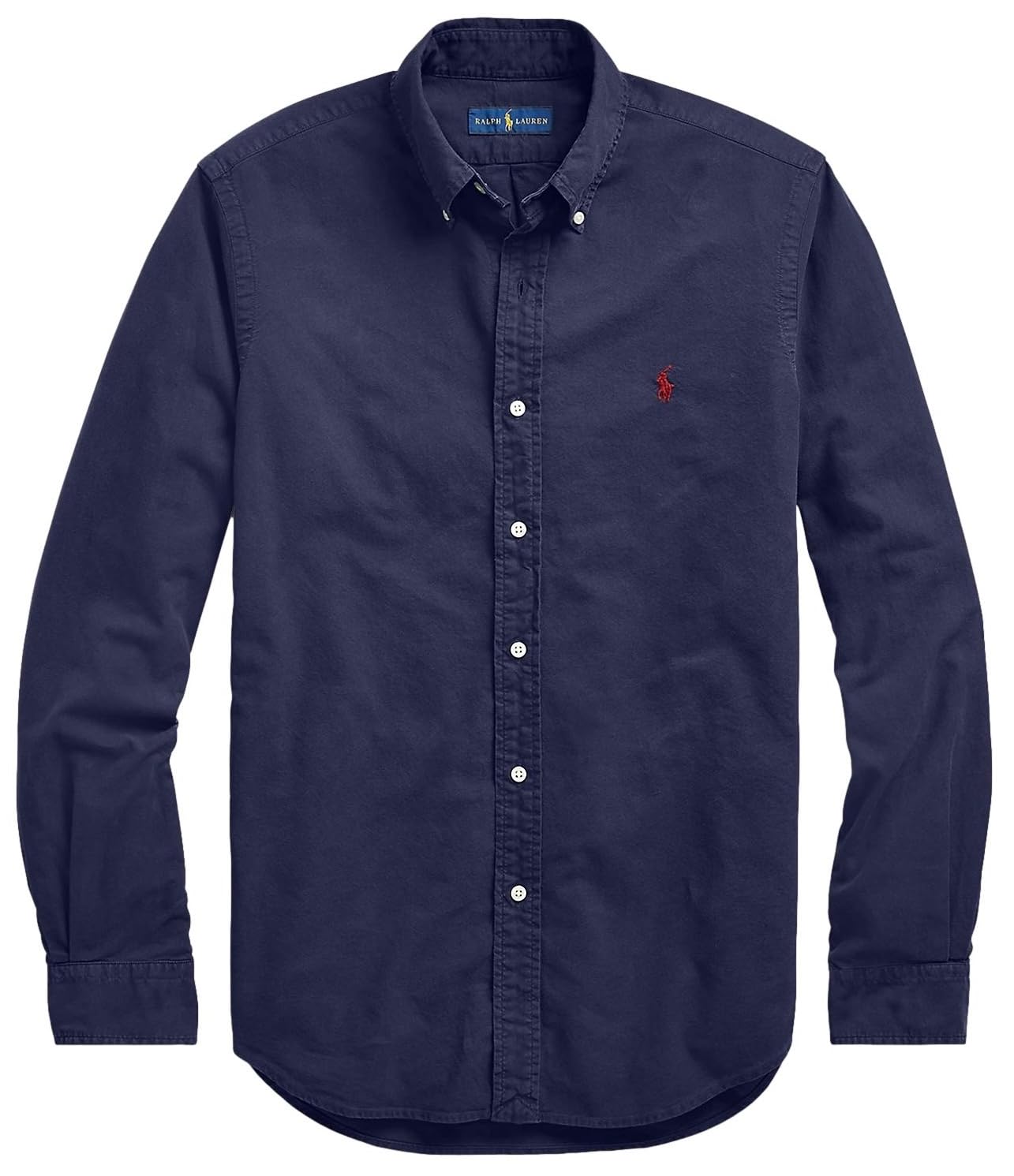 POLO RALPH LAUREN Men's Long Sleeve Slim Fit Oxford Button Down Shirt