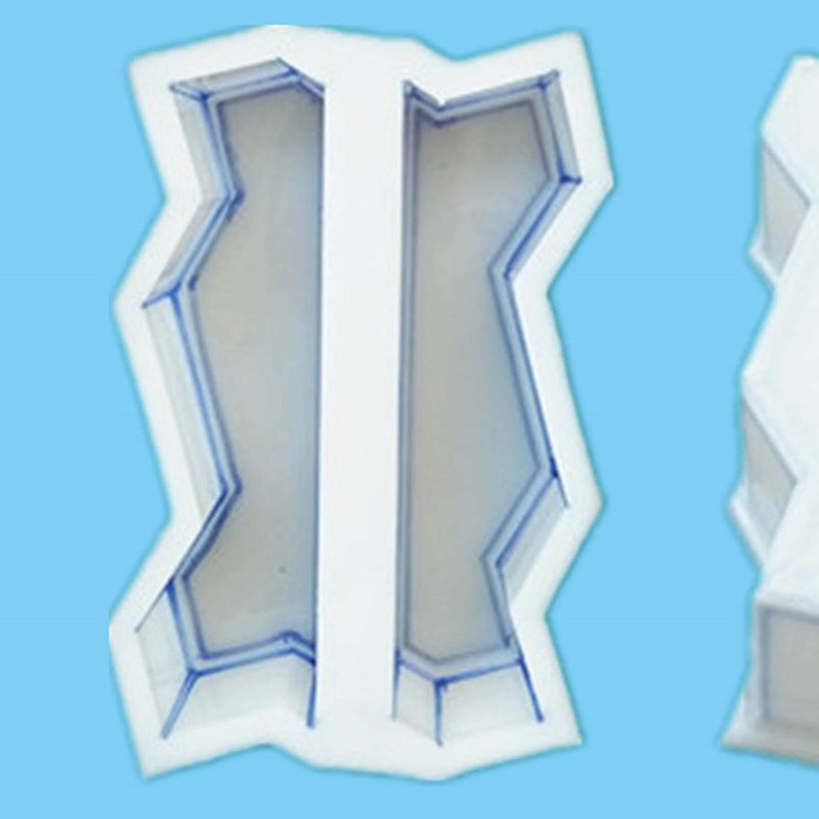 predolo Molde de Borde Reutilizable, Suministros para Hacer Bordes, Molde de pavimentación, Molde de de Cemento, Molde de Cerca para Entrada, Calle,