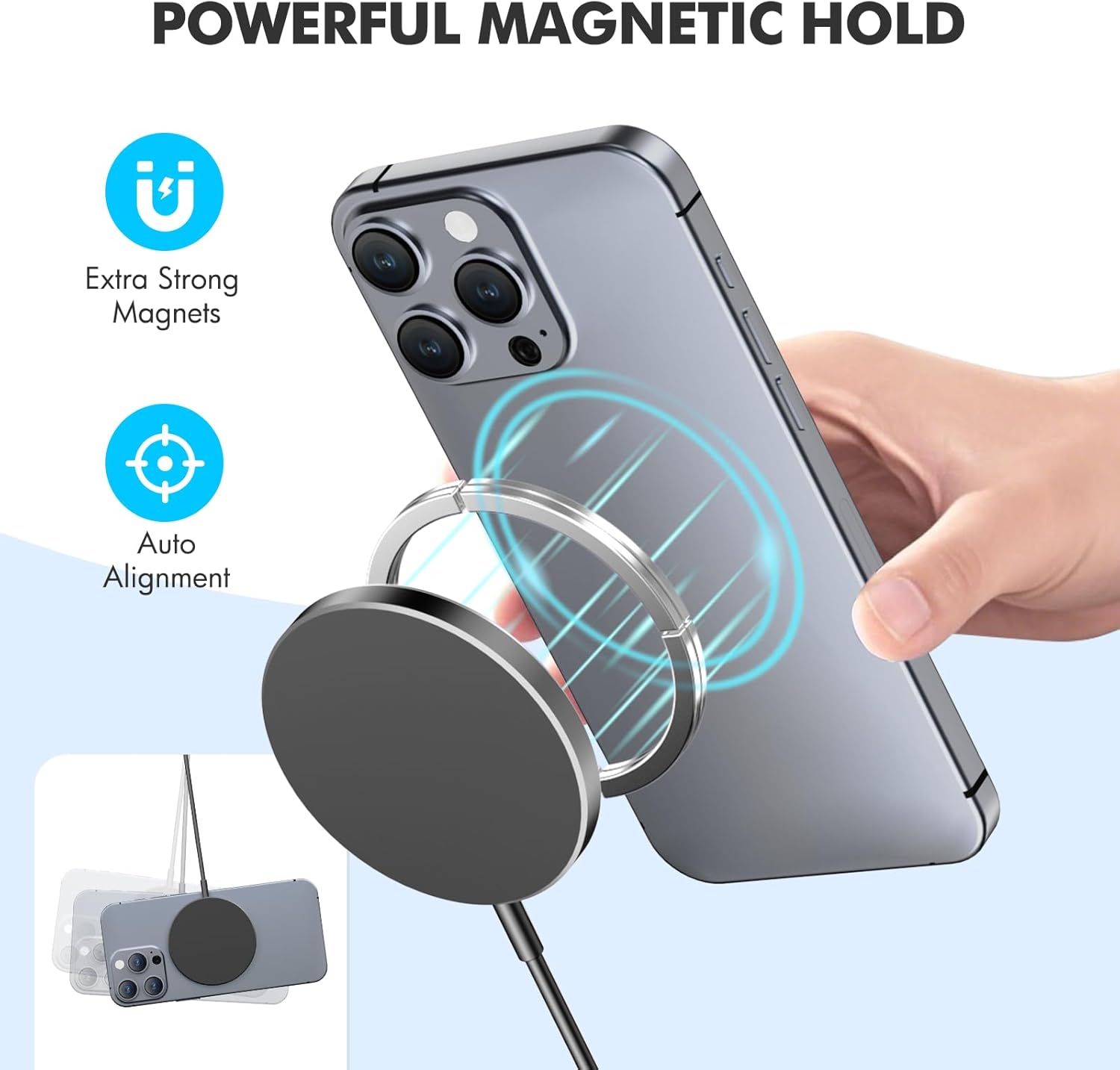 Power Up Anywhere: Review of the 15W Magnetic Wireless Charger Pad for Your Apple Devices