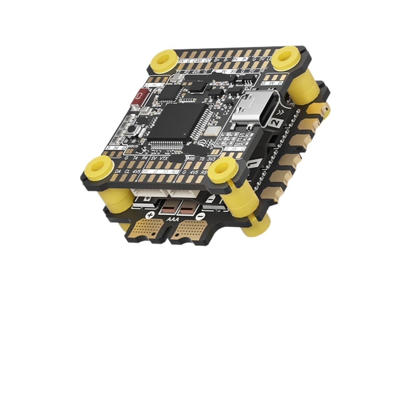 Kompatibel mit SpeedyBee F405 V5 30x30 55A Flight Controller und ESC Stack mit AT7456E(Deluxe Version)
