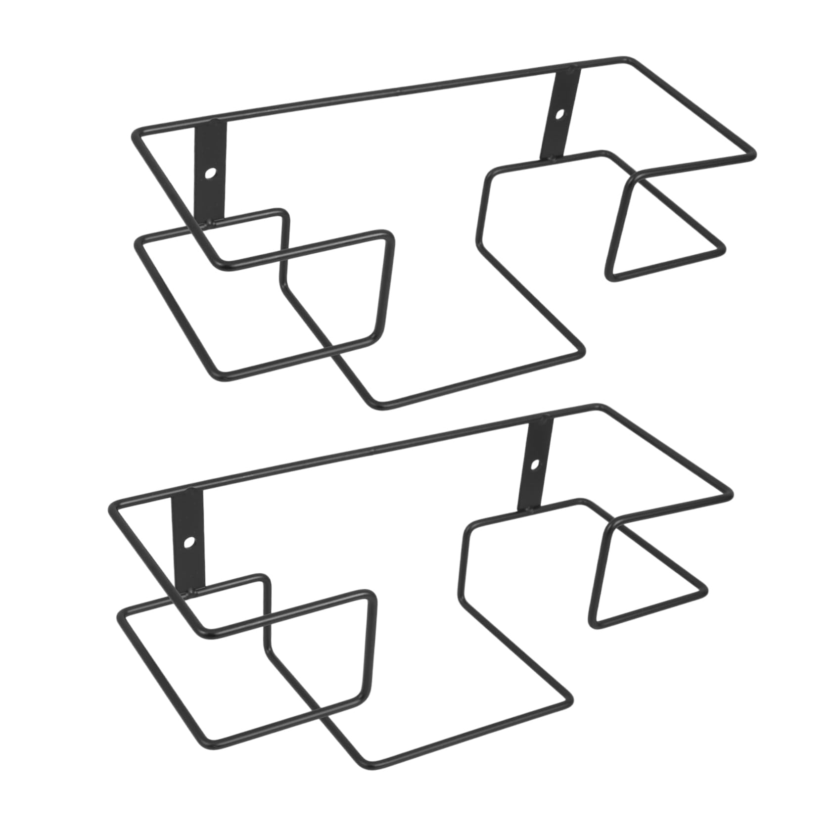 6piezas Organizador De Guantes y Pañuelos De Metal Negro Soporte De Pared para Caja De Guantes Dispensador De para Mantener El