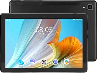 Kufoo 8.1 Inch Call Tablet MT6889 Octa Core HD Black Tablet 5G Dual Band WiFi 100-240V 6000mAh For Entertainment For Android 12 (UK Plug)