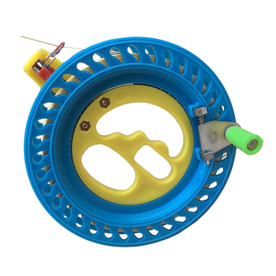 Bobinador de carrete de cometa,carrete de cuerda,rueda de agarre,accesorios de cometa para exteriores con hilo para cometas de 150m,decoración de habitación