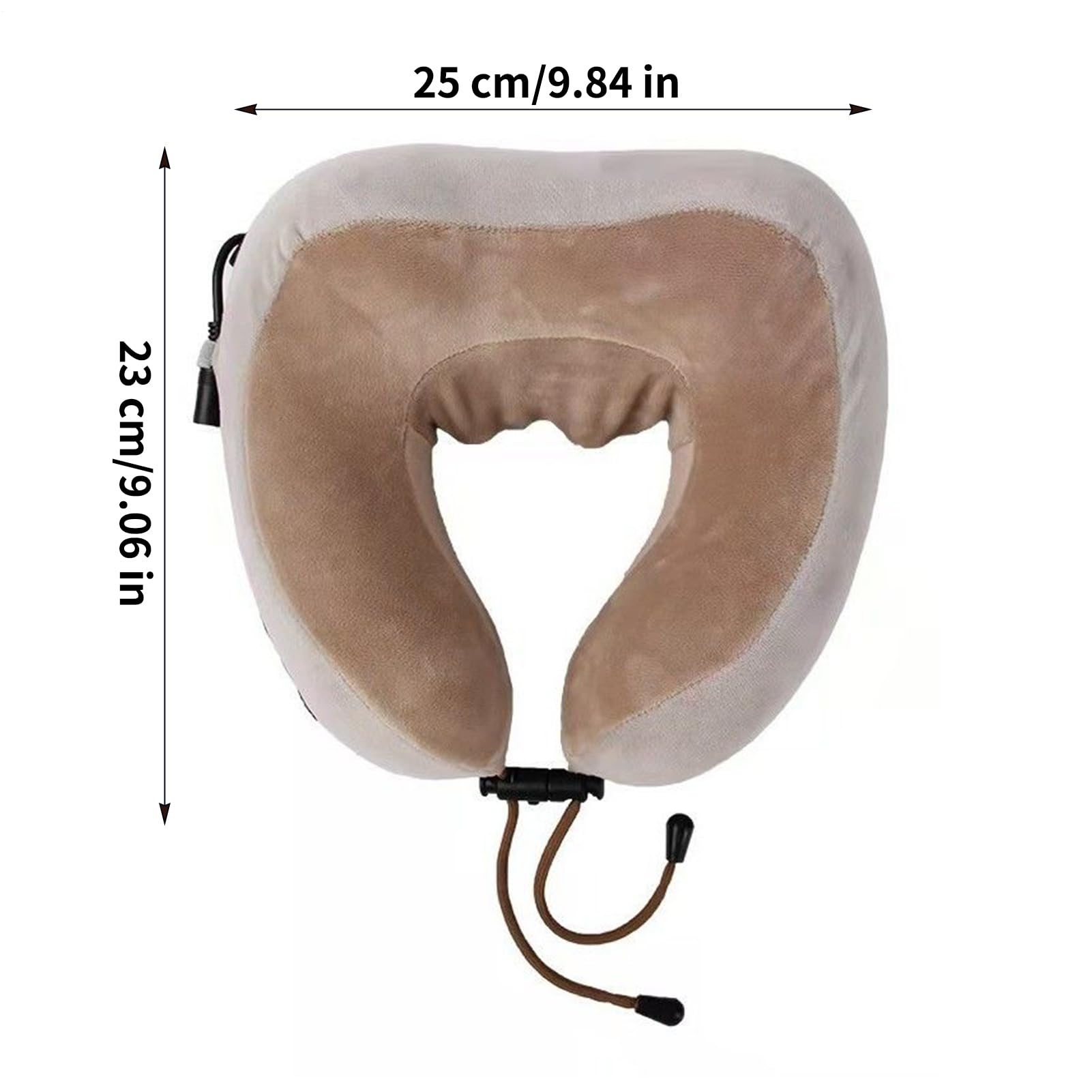 Masajeador de Hombros Almohada en Forma de U con 3 Intensidades