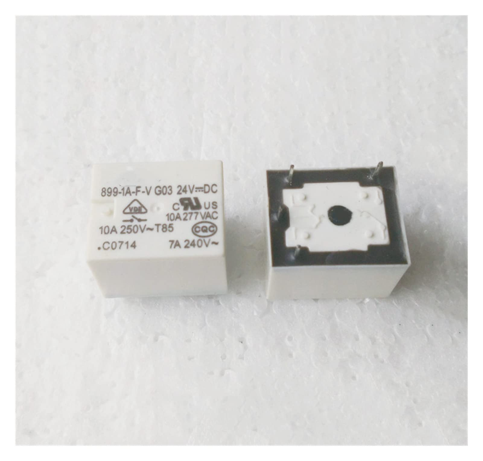 Relais 899-1A-F-CE 24VDC Song Chuan pour circuit imprimé lot de 10 pièces