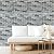 Art3d 10Pcs Large Size 52.5 Sq.FT 3D Self-Adhesive Foam Brick Wall Panels, Gray Stone(10 Pack)