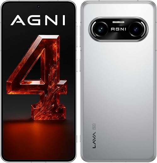 Lava Agni 4 5G (8GB RAM, 256GB Storage, Lunar Mist)