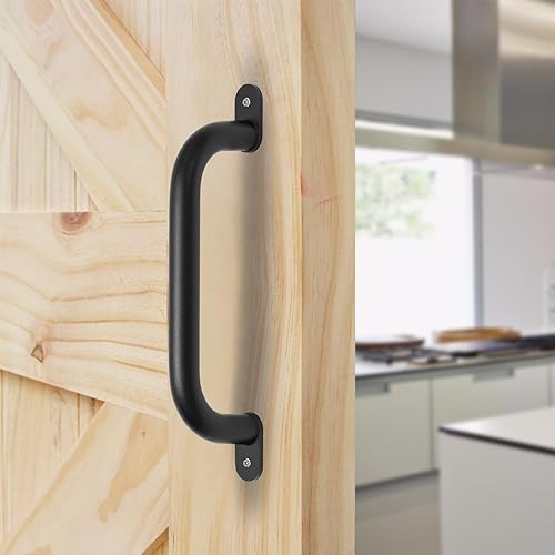 Miniatura 6 de Paquete de 2 asas de seguridad negras de 13 pulgadas para parque infantil al aire libre, mango de juego de metal, barras de agarre para columpios,