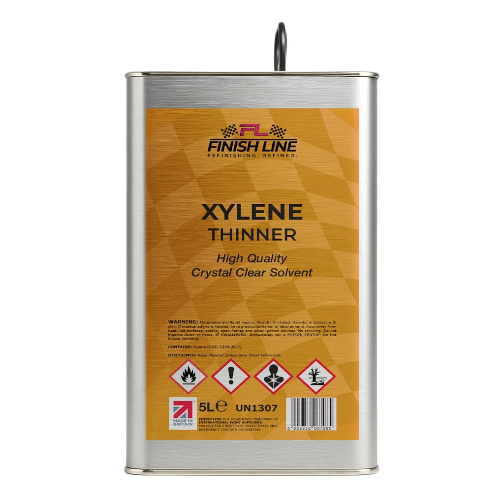 Xylene Thinner 5 Litre, Solvent for Paint, Primers, Brush Cleaning
