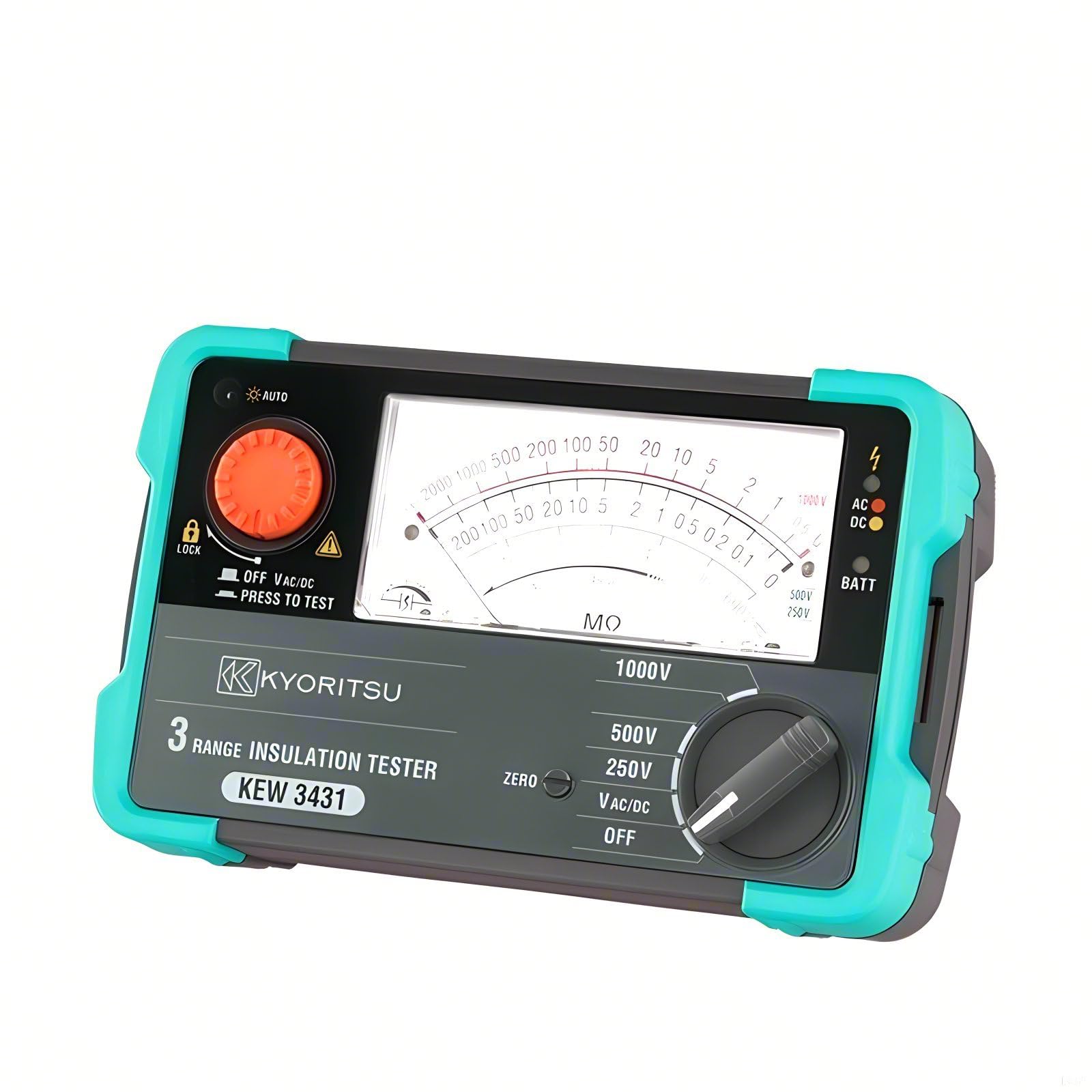Japan Quality KYORITSU Analog Insulation Continuity Tester KEW 3431 1000V/2000M? Insulation Tester Insulation Tester Ohm Tester Resistance Meter Tester Megohmmeter