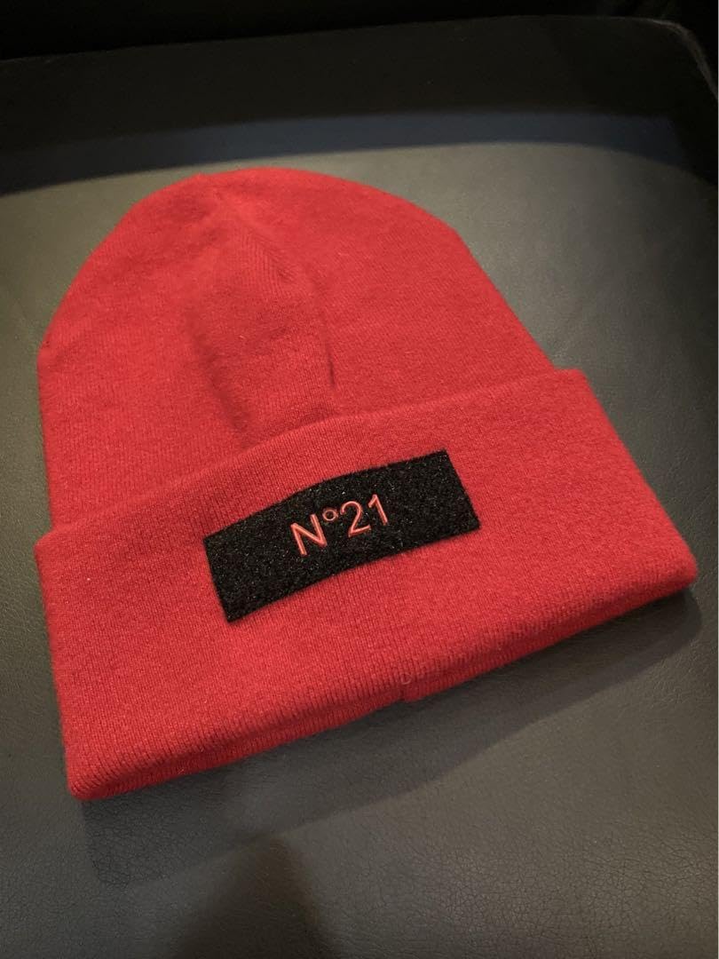 N°21 ヌメロヴェントゥーノ ロゴビーニーニット帽