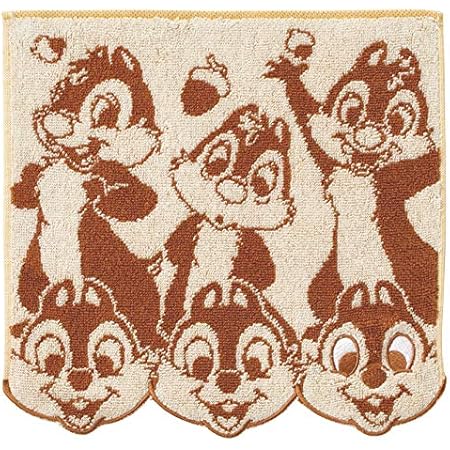 Amazon Co Jp 丸眞 ハンドタオル ディズニー チップ デール 25 25cm エンジョイフェイス ホーム キッチン