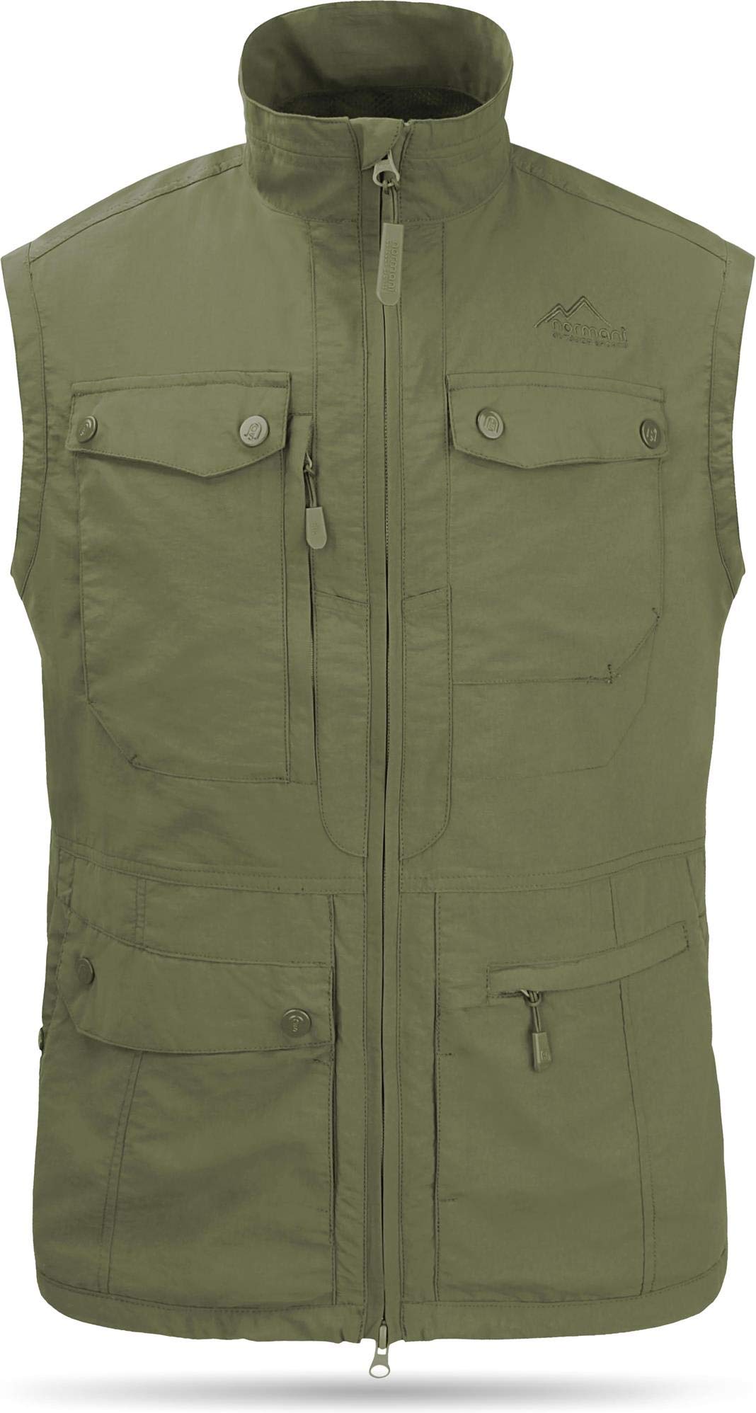 normani Herren Outdoor Weste mit atmungsaktivem Sonnenschutzmaterial 50+ (XS-5XL)