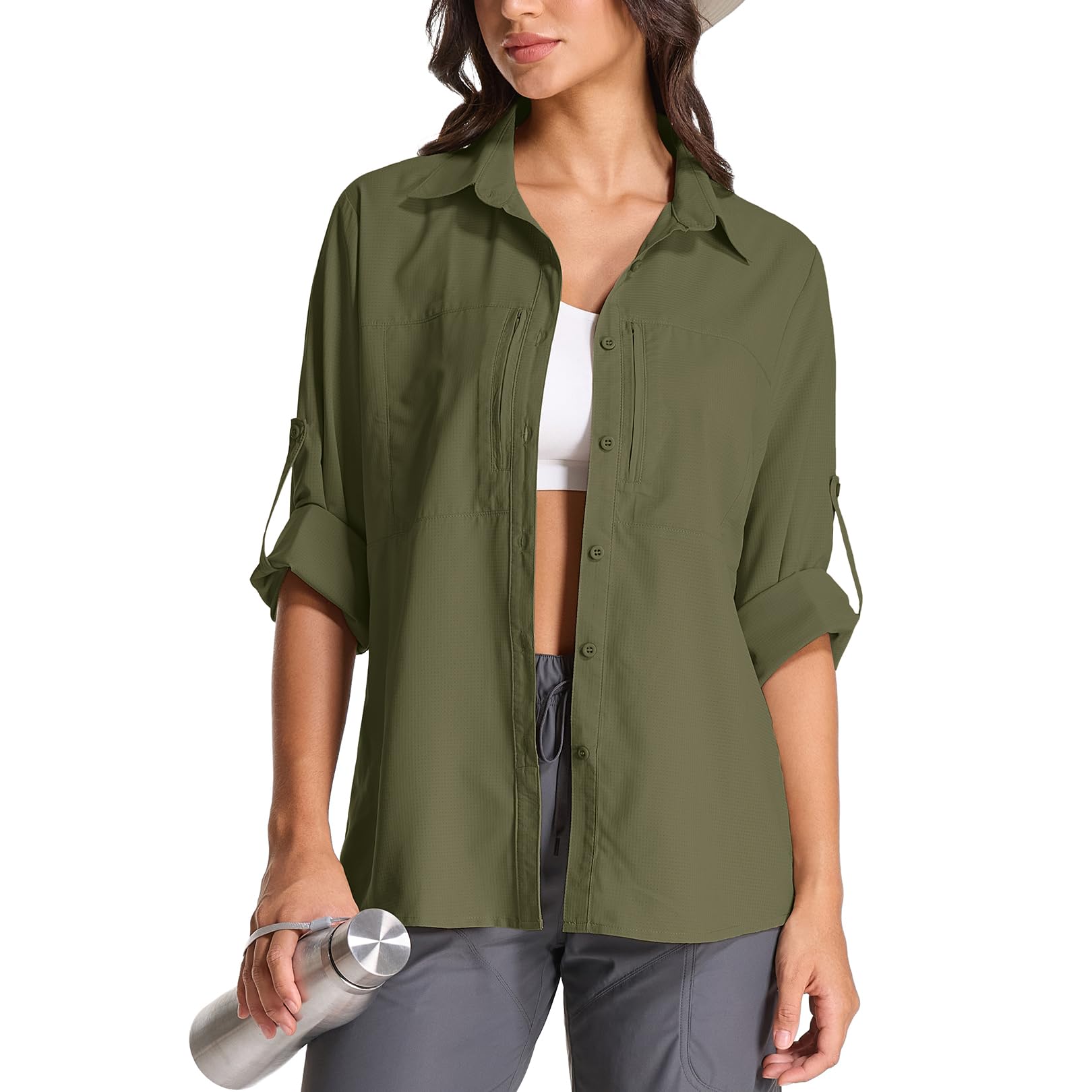 Women's UPF 50 Long-Sleeve Sun & Travel Shirt
