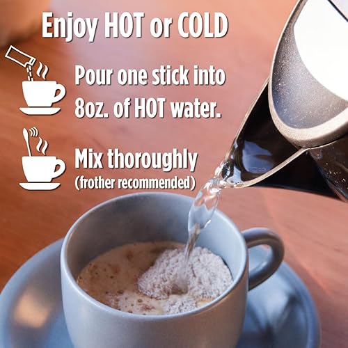 Miniatura 5 de Maud's Té helado instantáneo de limonada (Insta Arnold's Sister, Maud), 30 quilates. Producido por energía solar con sabor a limonada, paquetes de