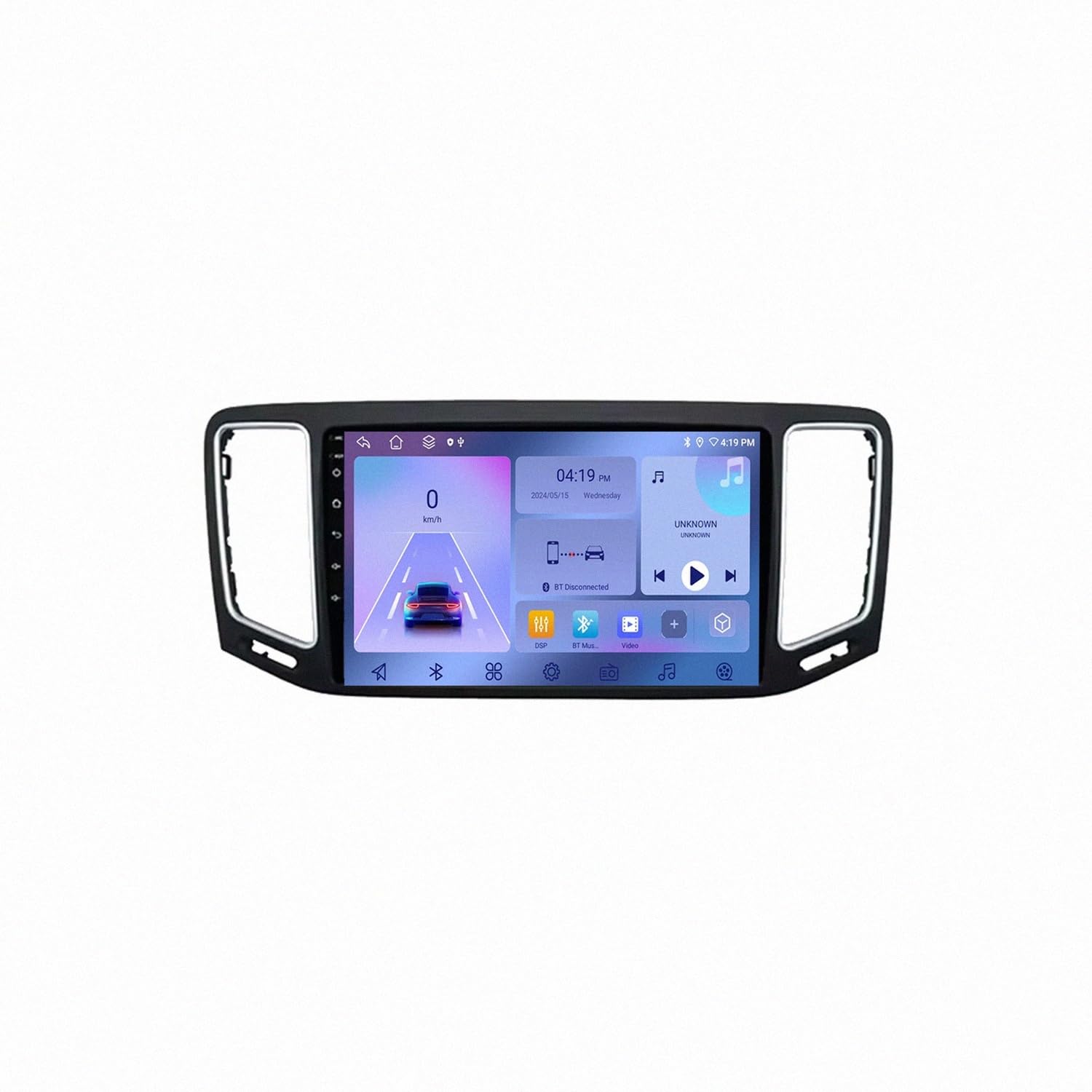 Multimedia Radio dla Volkswagen VW Sharan SEAT Alhambra 7N 2012-2018 9 Inch Android 15 Car Navigation Rear View Camera For, 4 Core 2G+64G