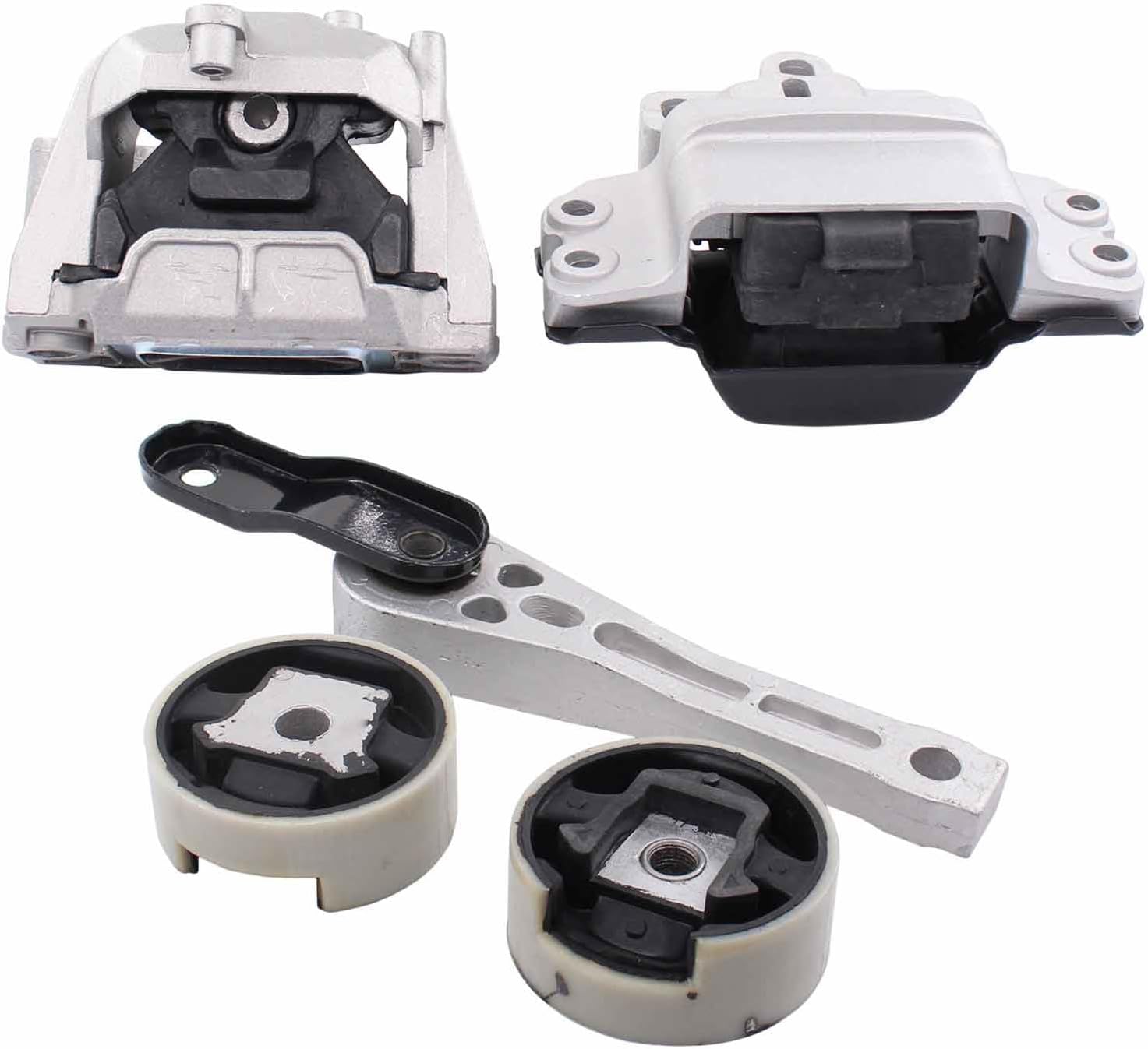 ApplianPar Engine Motor Mounts and Trans Transmission Mount Bracket Subframe Kit for VW Jetta 2006-2011 2013 2014 2.5L