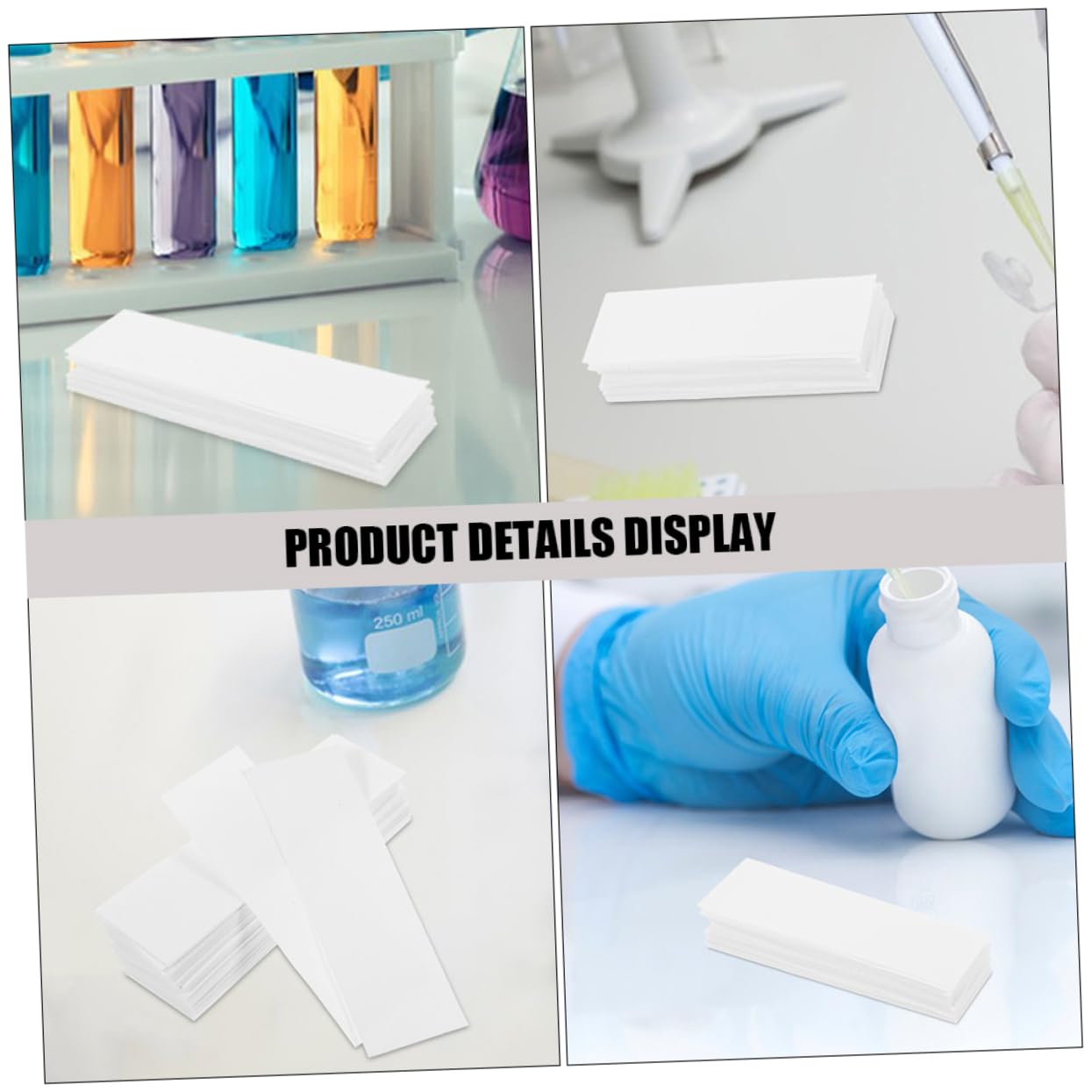 Deleter Paper 200 Pcs Absorbent Paper Chromatography Strips Laboratory ...