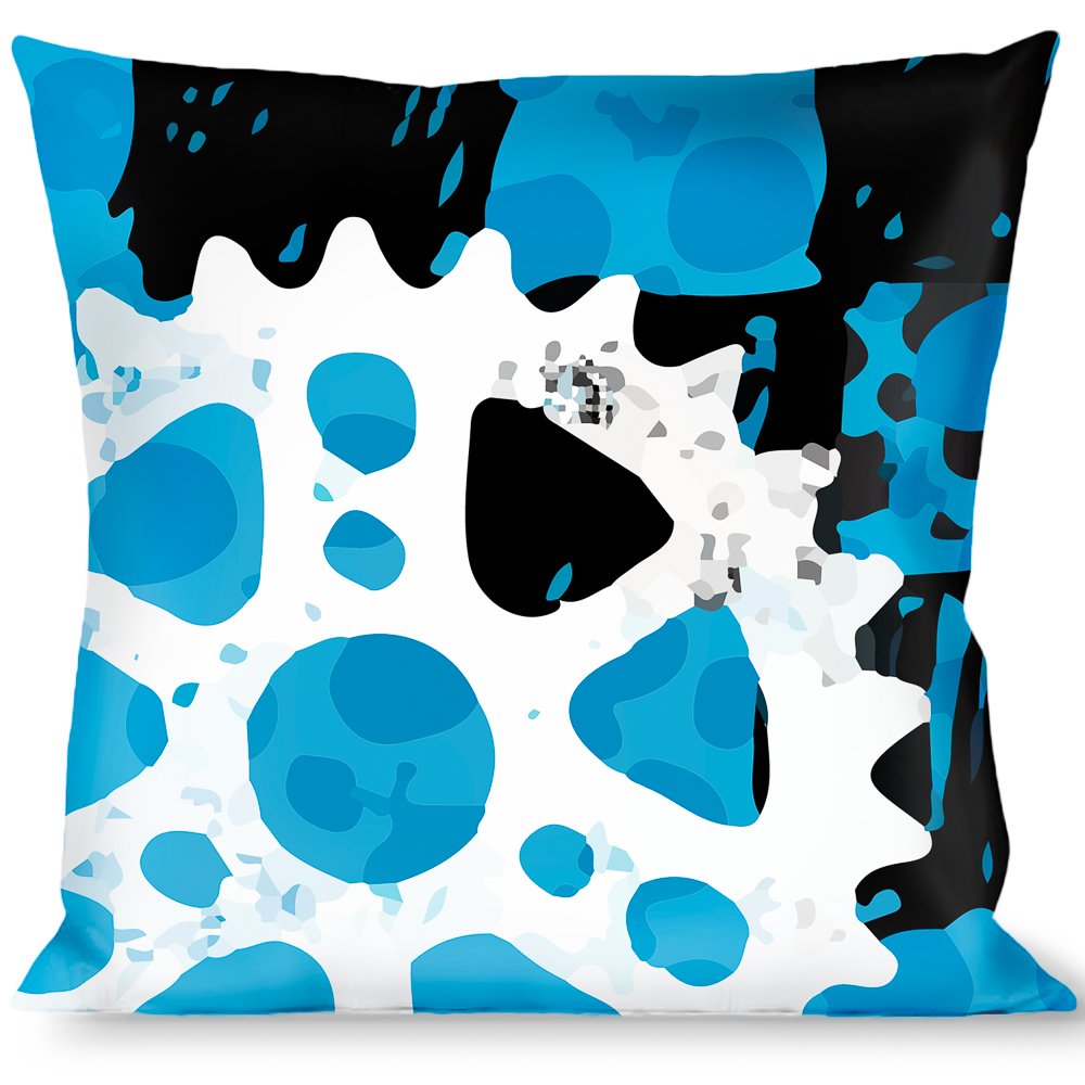Cojín con hebilla y estampado de engranajes decorativo para silla de escritorio y estudio