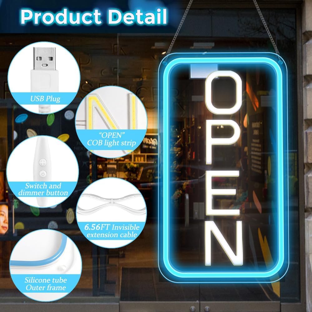 LightingWill LED Neon Open Sign - Image 2