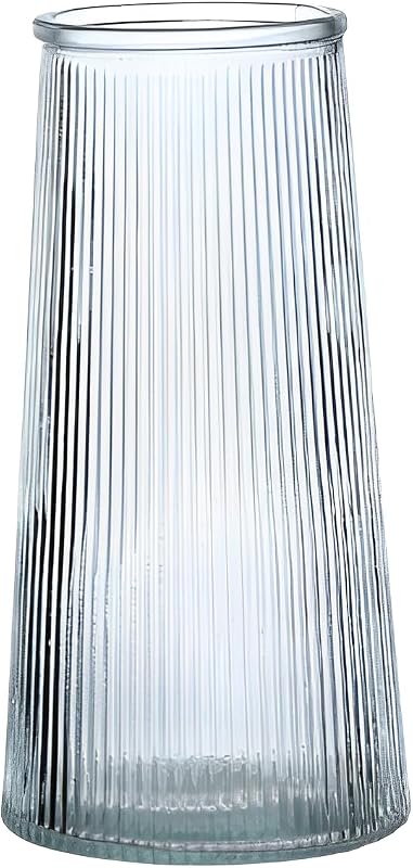 Vaso de Vidro Cilíndrico Decorativo Plantas Flores 20cm