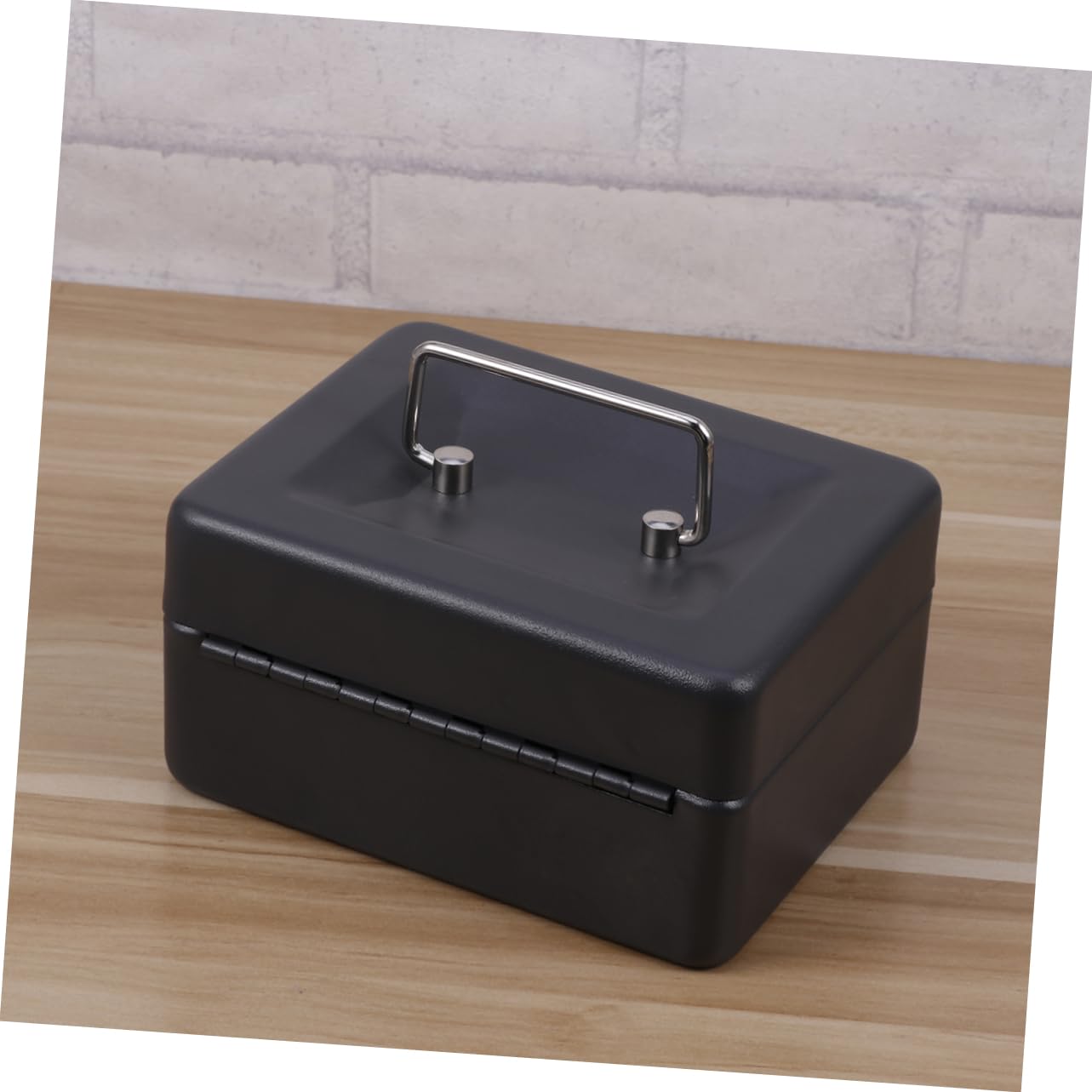 Cassetta Portavalori in Metallo Nero con Combinazione Rinforzata | Design Aggiornato del Codice, Struttura Heavy Duty, per Ristorante e Mercato
