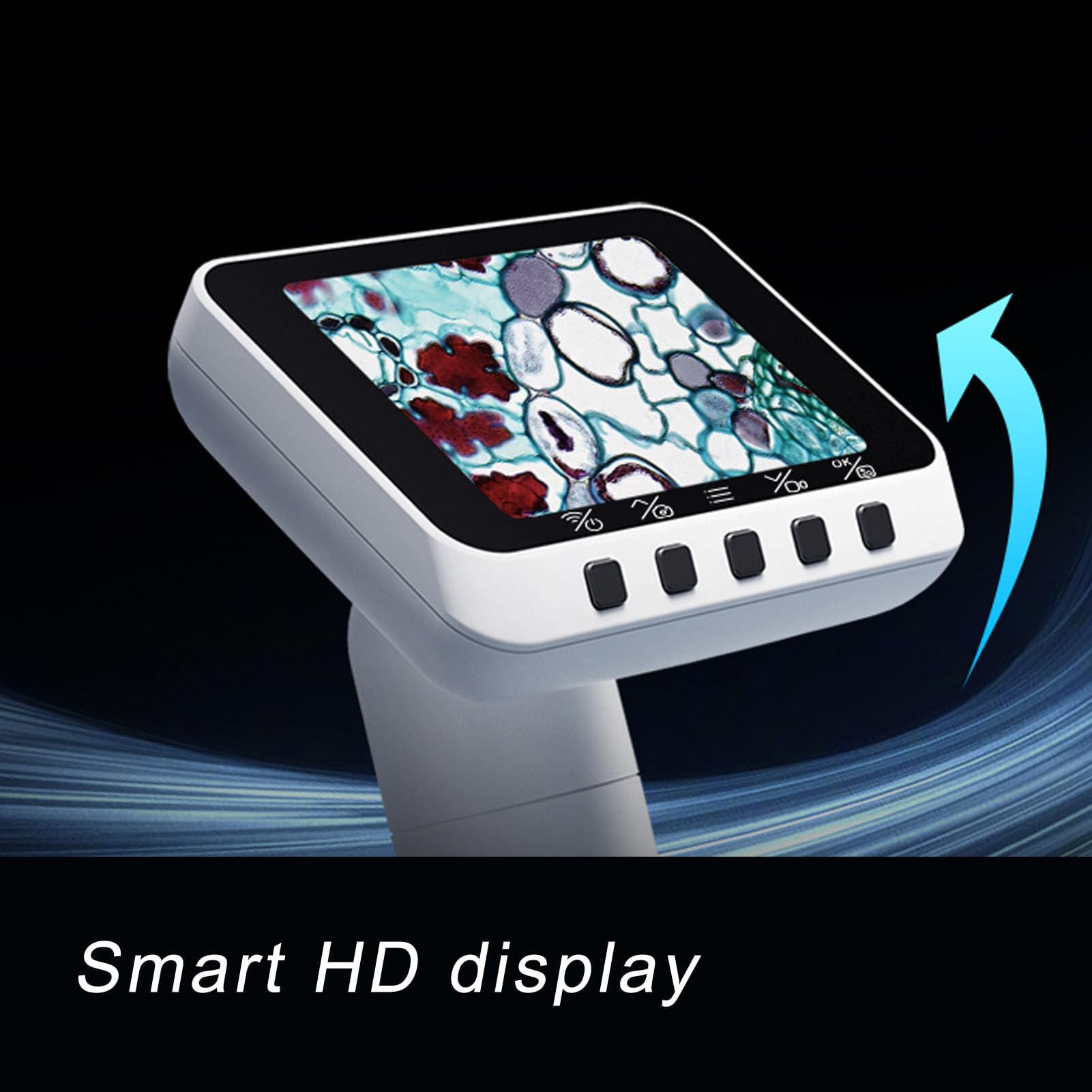 Oculare WiFi Portatile con Schermo da 2,8 Pollici per | Fotocamera HD da 2 MP per Registrazione Video 1080P, Interfaccia per Telescopio da 1,25/0,965 Pollici, Connettore per