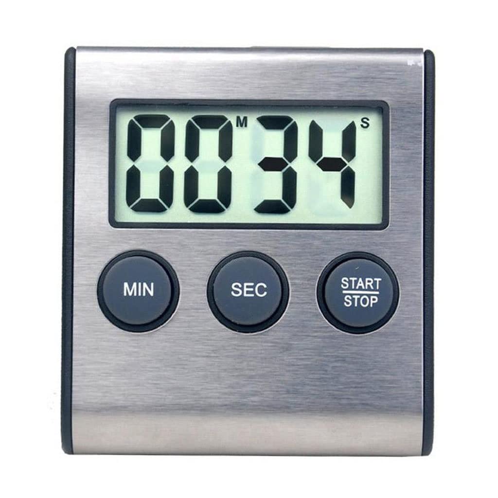Compte à rebours de cuisine numérique et chronomètre aimanté LCD