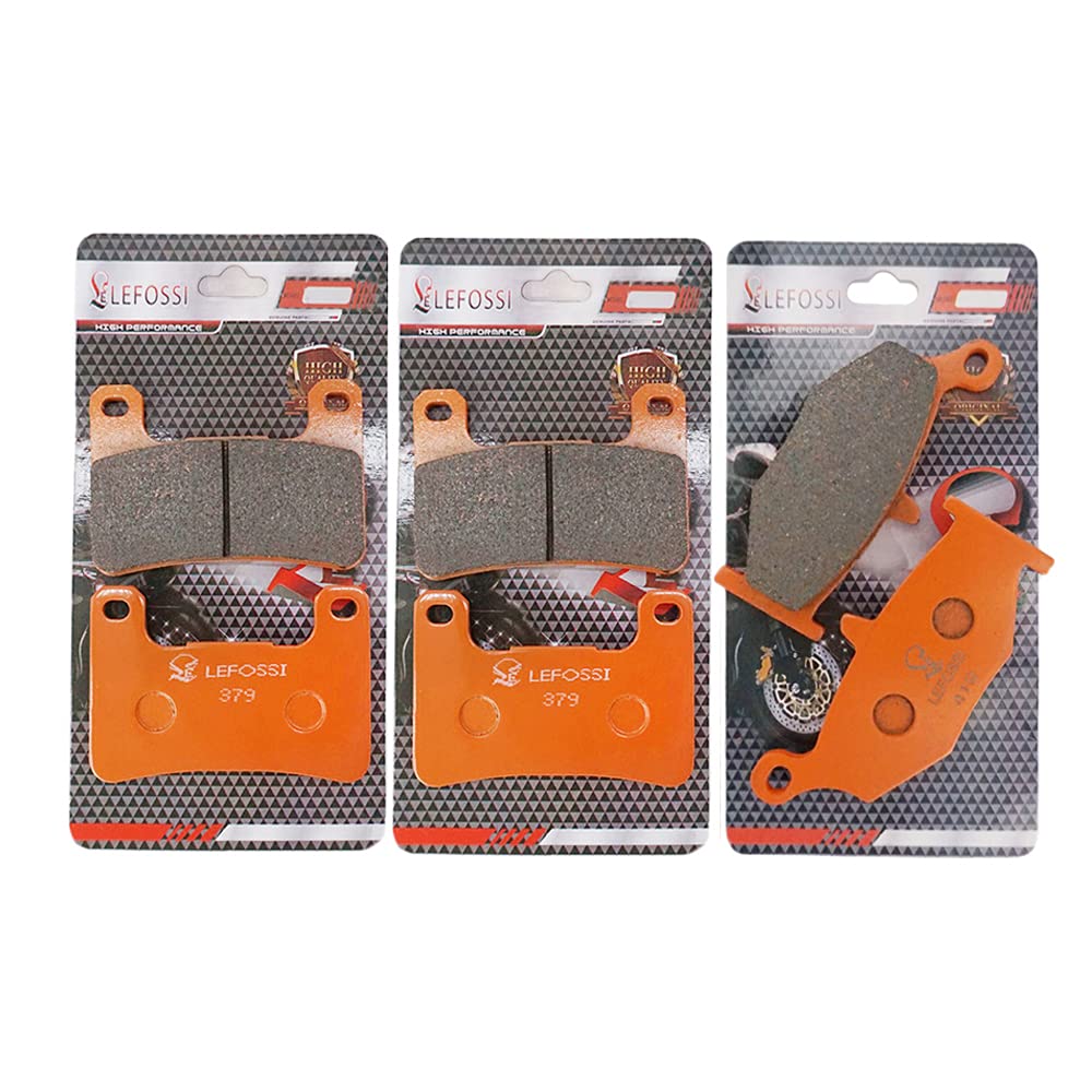 Motocicleta fibra de carbono Pastillas de Freno Delantero y trasero para Compatible con Suzuki GSXR 600 GSXR 750 2006-2010 GSXR 1000 GSX 1300 R Hayabusa FA379F FA419R