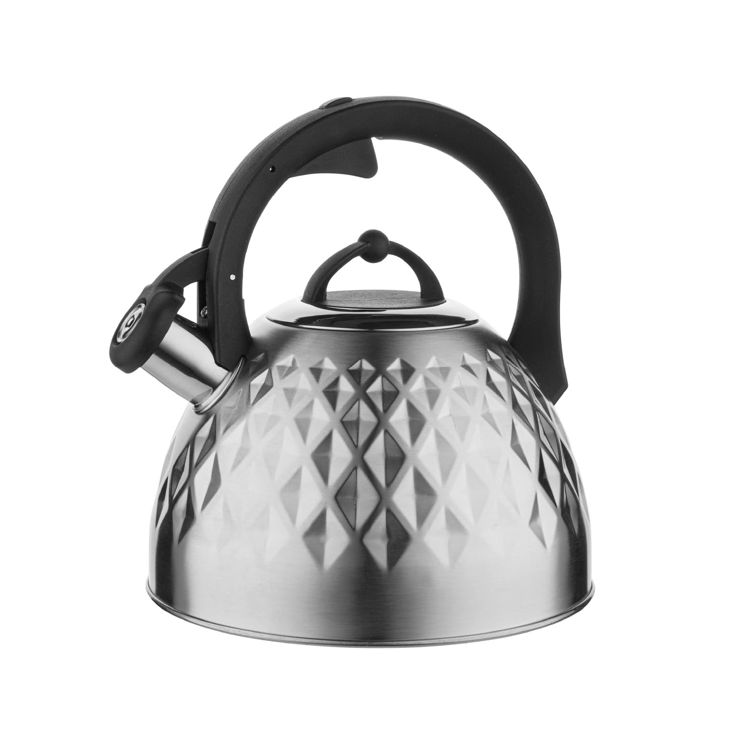 FLORINA Hervidor de Agua (2,5 l) I Tetera de Acero Inoxidable LUKE I Silbato con Mango de Bakelita I Silbido Automático I Tetera para Té y Café I Apta para Todo Tipo de Cocinas I Color: Negro — view 24