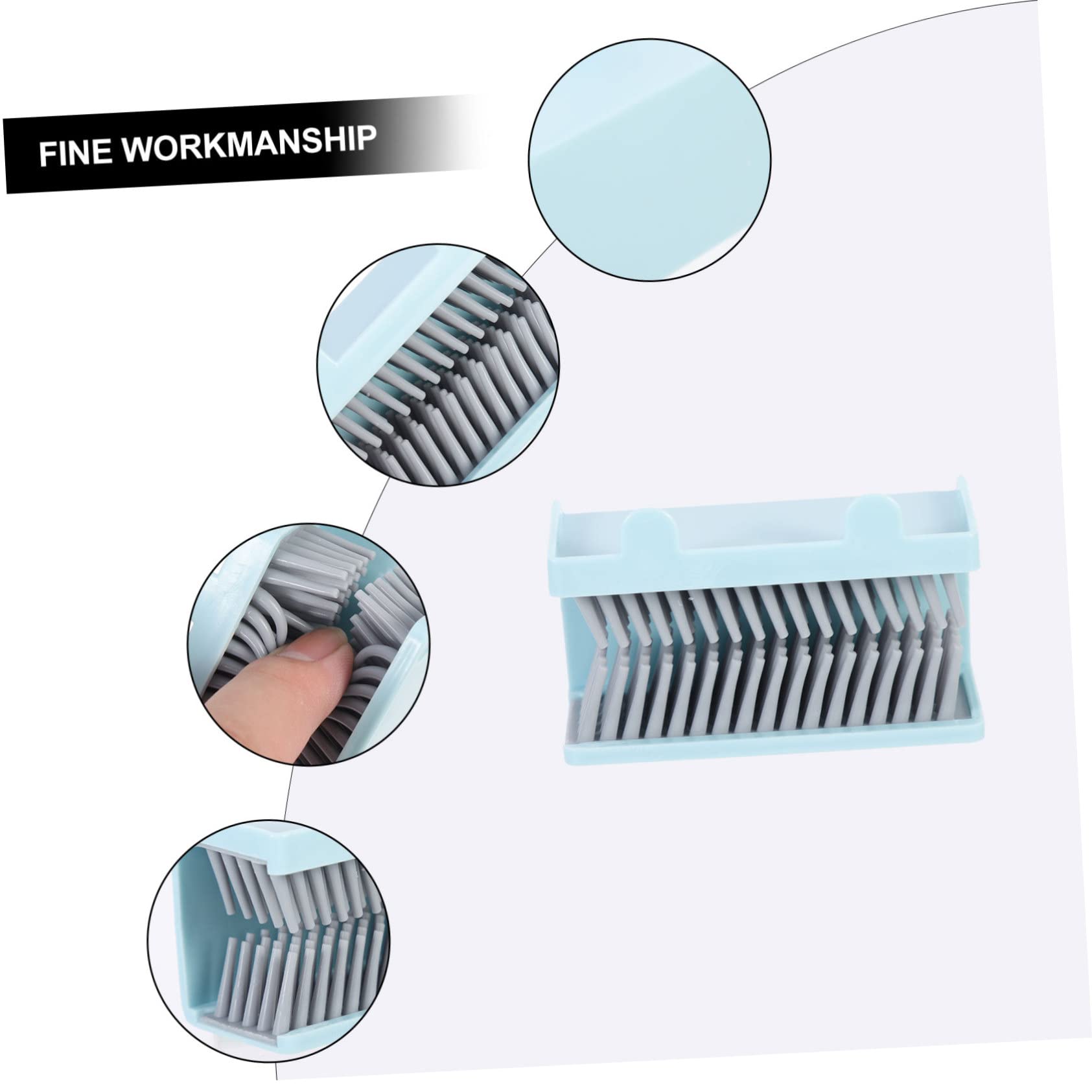 Angoily 4piezas Colector De Pelo para Ducha Atrapa Cabello para Pared Reutilizable y De Instalar Accesorio Compatible Superficies Orejas