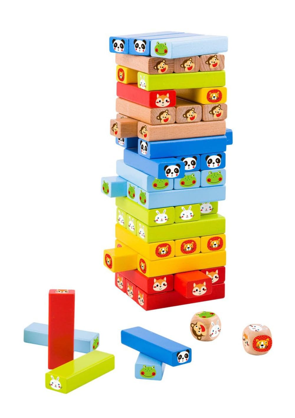 Jouet à Tirer Avec Chariot Et Blocs En Bois - 32 Pièces - Pour Enfant Dès 12 Mois - Tooky Toy - 6