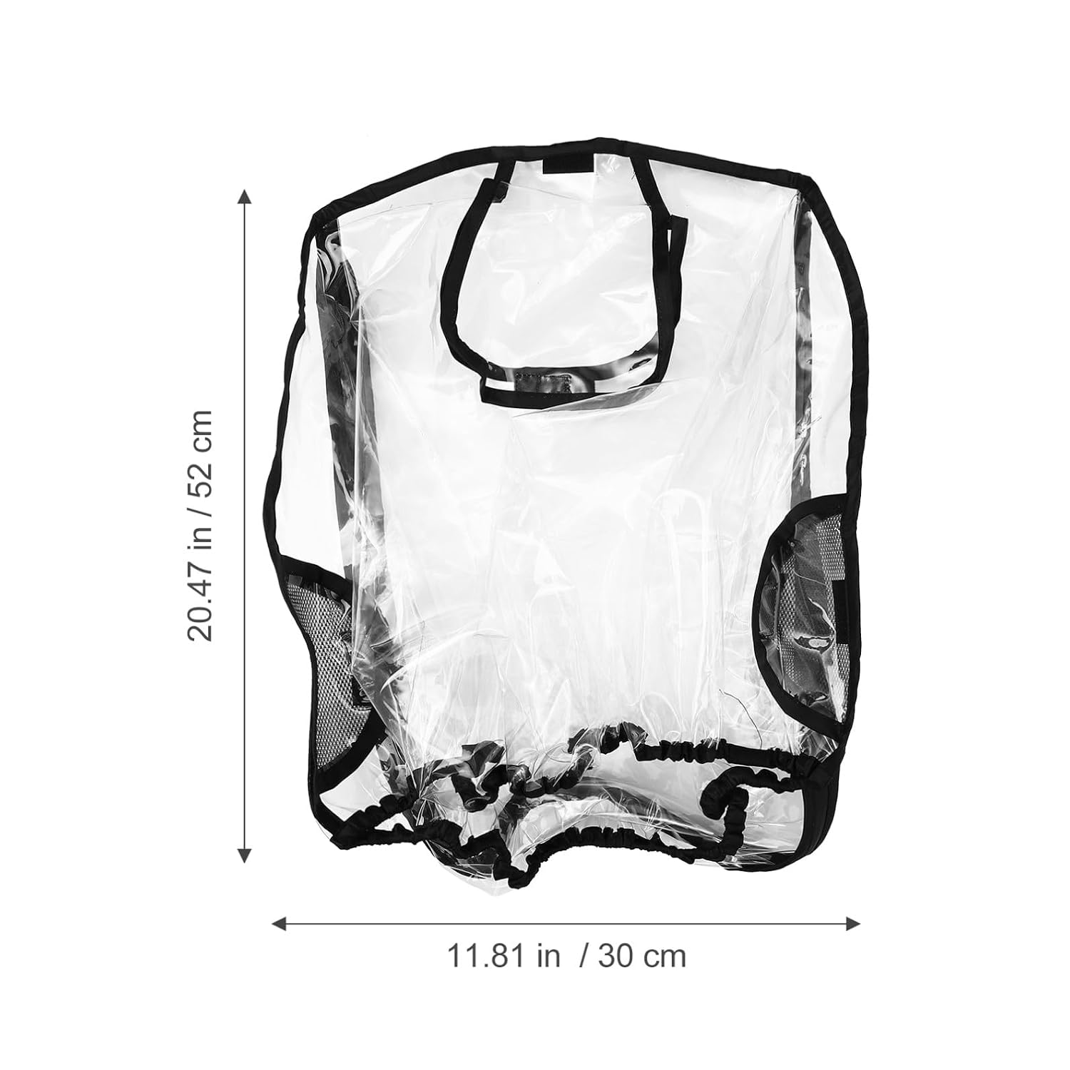 Kisangel Stroller Rain Cover Windproof Carrier Rain Cover Shield Weather Protector Dustproof Waterproof for Outdoor Travel