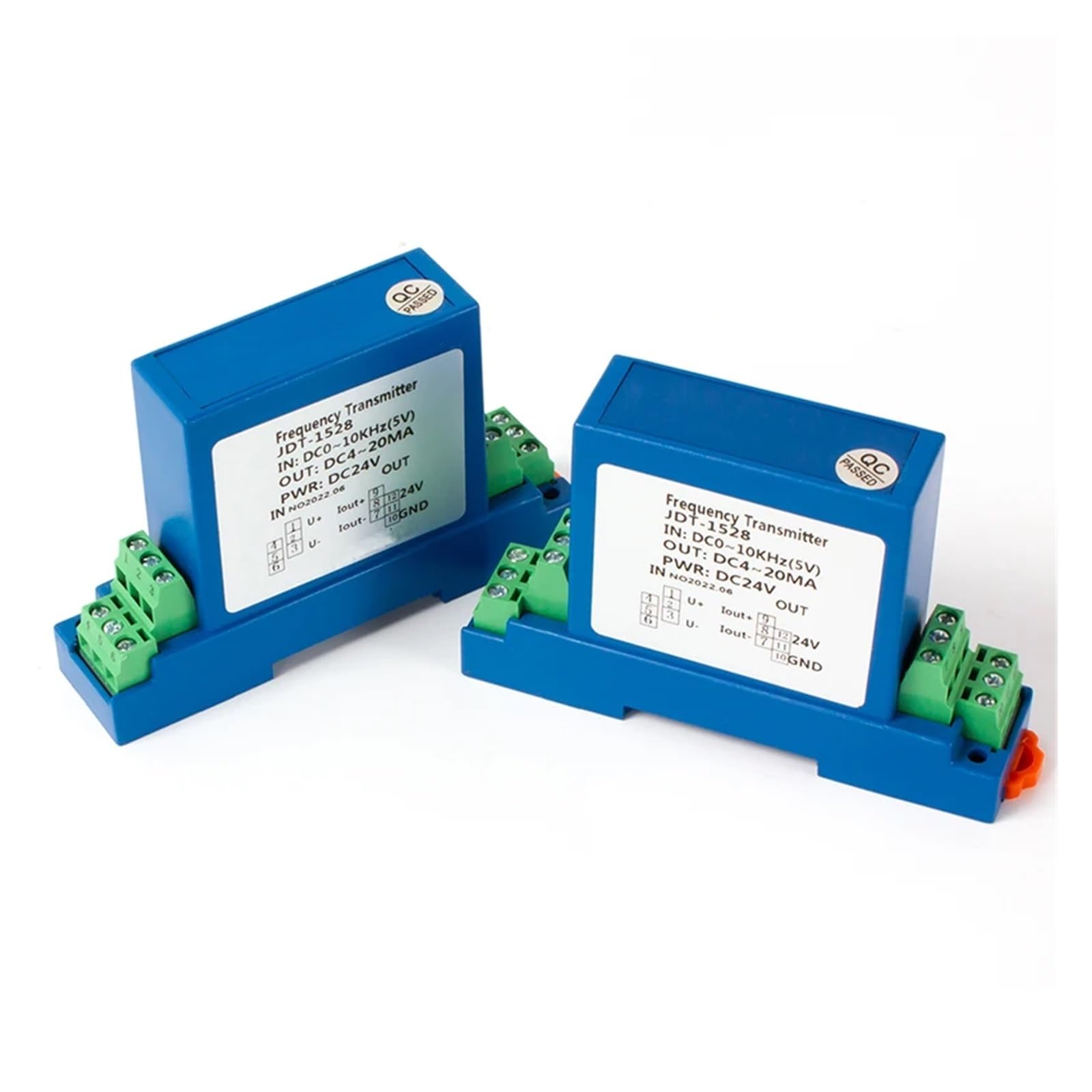 PVTLCYBI Frequency Signal Converter 45-55HZ 0-50HZ 0-100KHZ Frquency Signal Transmitter 4-20mA 0-10V 0-5V Frequency Measuring Instrument(Output 0-10V,0-50HZ)