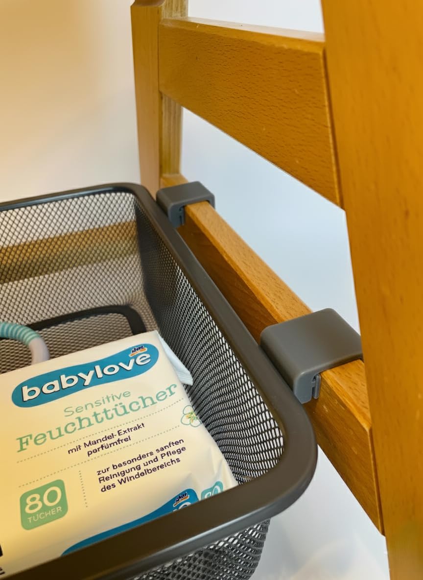 JALUDesignDE Adapter passend für Hochstuhl Hauck Alpha und Beta (Grau) und passend für Trofast