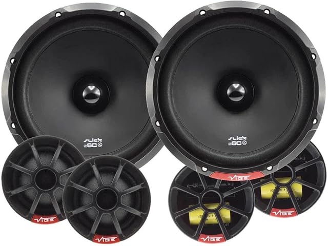 VIBE Slick 6.5 Component speaker - 90/270 W, Black