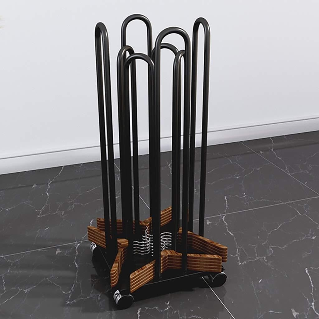 Kleiderbügel-Aufbewahrungs-Organizer, Kleiderbügelständer, Wäscheraum-spezifischer Kleiderbügelständer aus Metall und Schmiedeeisen for Ordnen von Kleiderbügeln, Kleideraufbewahrungsbox