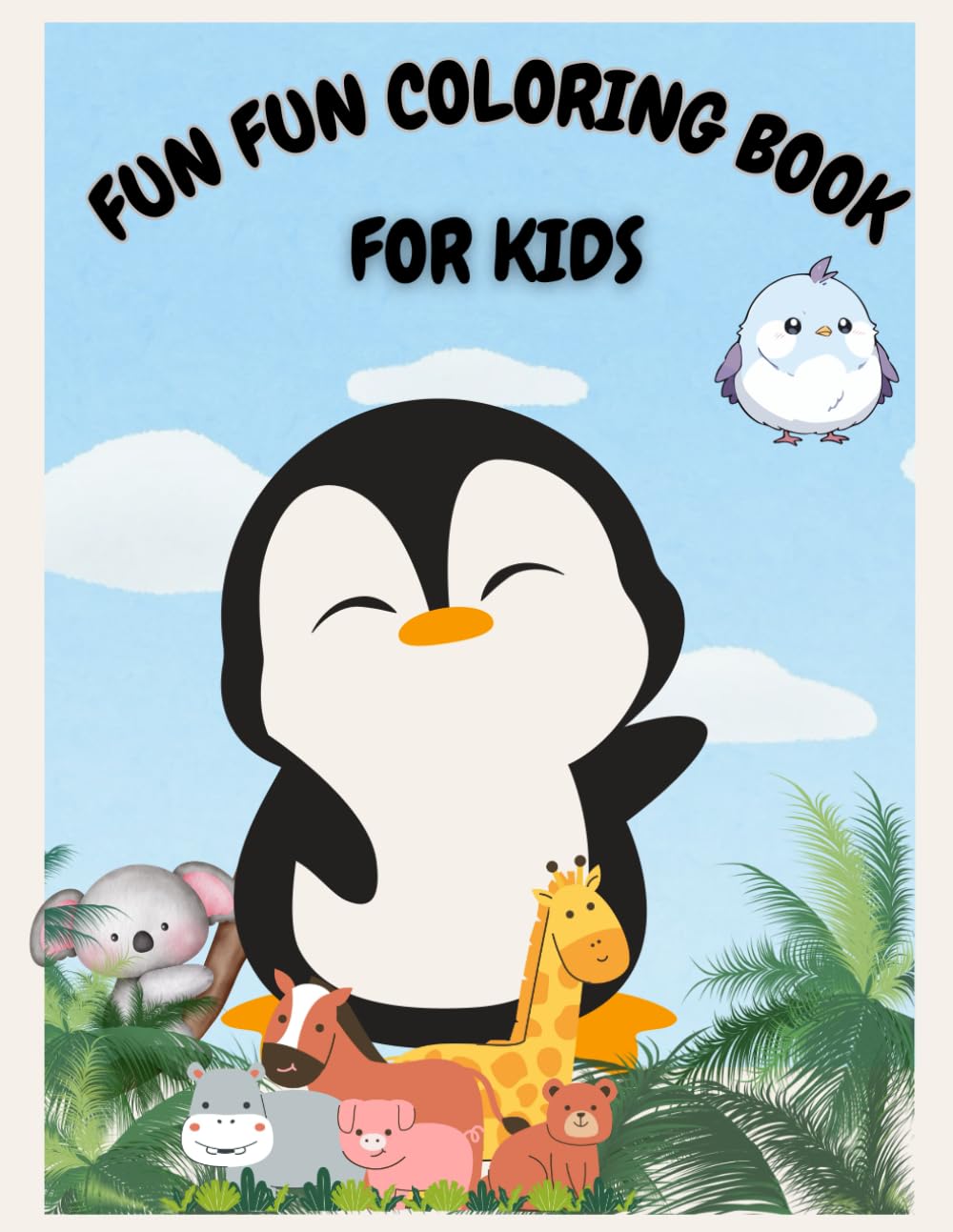 FunFun Coloring Book for Kids: Unleash Your Creativity with 50 Engaging and Imaginative Designs