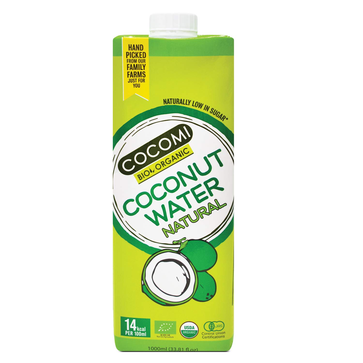 Cocomi Agua de Coco, 4 x 1L (Bio)